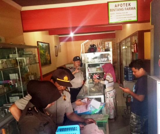 Cegah Peredaran PCC, Polres Muna Razia Apotek
