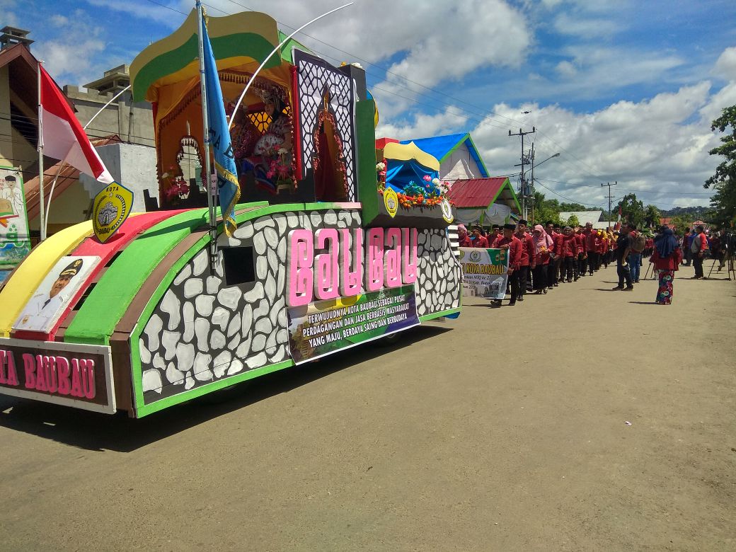 Pawai Taaruf Meriahkan MTQ ke XXVII, Warga Butur Tumpah Ruah di Jalan