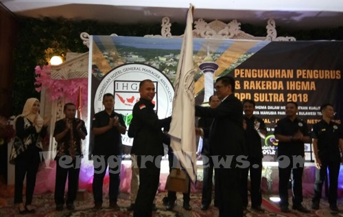Resmi Dikukuhkan, Pengurus IHGMA Sultra Bertekad Tingkatkan Kualitas SDM Pariwisata