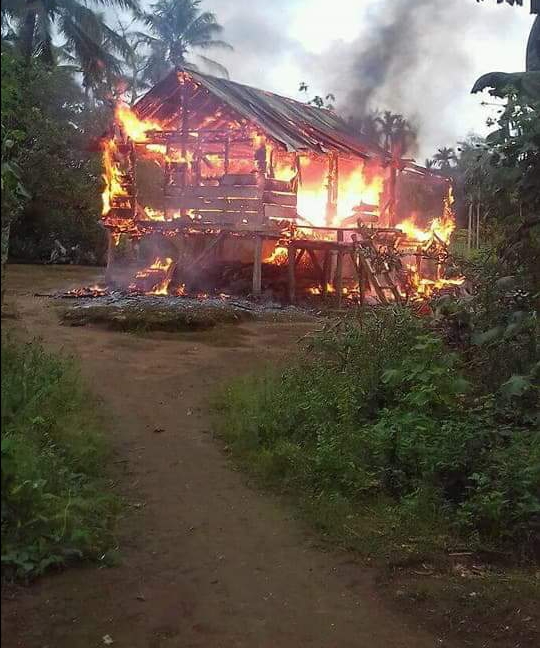 Ditinggal ke Kebun, Rumah Petani di Mubar Rata Tanah Dilalap Sijago Merah