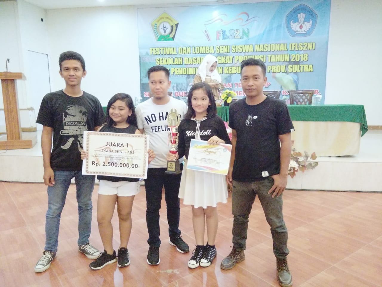 Tampilkan Tari Paepaenggu, SDN 12 Baruga Wakili Sultra ke Tingkat Nasional