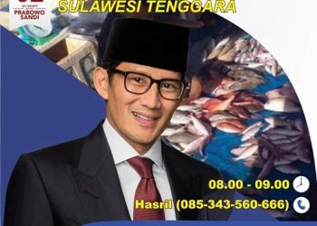 Sambangi Kendari, Berikut Rangkaian Kegiatan Sandiaga