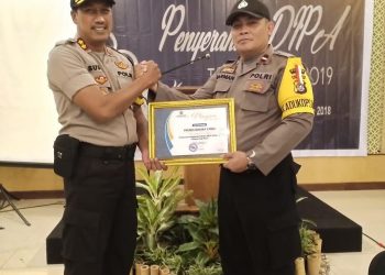 Polres Kolut Terima Penghargaan Terkait Kinerja Penggunaan Anggaran