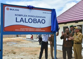 Gudang Baru Bulog di Konsel Resmi Difungsikan
