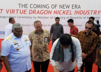 Resmikan Smelter PT VDNI, Menperin Apresiasi Pemda Sultra