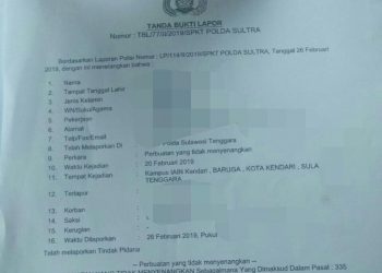 Diduga Lecehkan Mahasiswi, Oknum Pegawai IAIN Kendari Dipolisikan