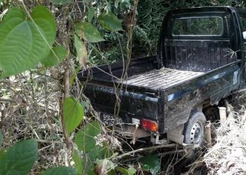 Sopir Ngantuk, Pick up Masuk Jurang