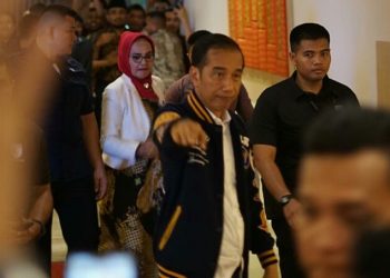 Disuguhkan Menu Khas Sultra, Presiden Jokowi Makan Sate Pokea di Hotel Claro