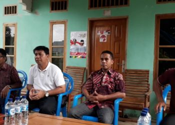 Sambangi Desa Labasa, Fajar Lase Paparkan 10 Program Unggulan