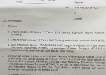Tak Hanya Wanagon, Bareskrim Polri Juga Tangani Dugaan Ilegal Mining PT. AKP