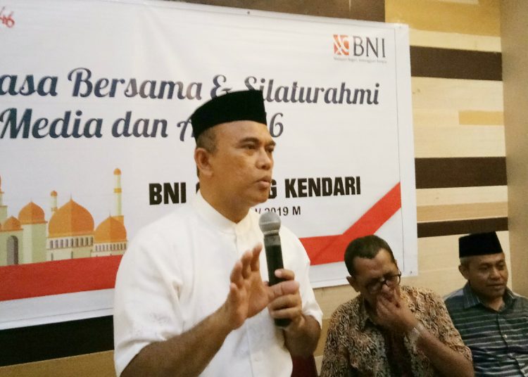 Kepala BNI Cabang Kantor Utama Kendari, Muzakkir. Foto: Ikas.