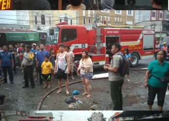 Ruko Bahan Bangunan di Marelan Raya Dilalap Sijago Merah