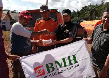 Laznas BMH – SAR Hidayatullah Bantu Tiga Desa Korban Banjir di Konawe Utara
