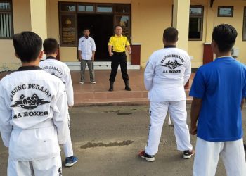 Puluhan Anak Didik Kodrat Konsel Ikuti Kenaikan Sabuk