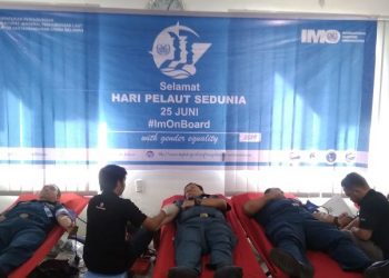 Peringati Hari Pelaut, Kesyahbandaran Utama Belawan Menggelar Donor Darah