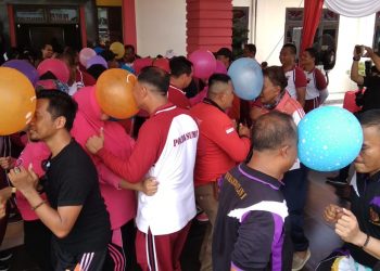 Peringati HUT Bhayangkara, Polres Belawan Gelar Lomba Olahraga