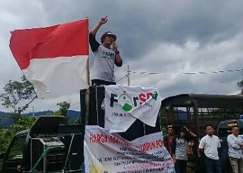 Desak Ganti Rugi Rumpun Sagu, Demonstran Kecewa Tak Ditemui Bupati Koltim