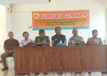 Tingkatkan Pemahaman Warga Rusun Kaobula, BPBD Baubau Gelar Simulasi Gempa