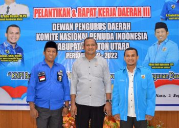 Resmi Dilantik, Ketua KNPI Butur Dorong Sinergitas Bersama Pemda Membangun Daerah