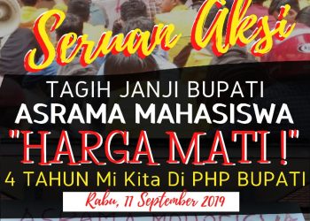 Empat Tahun Dikibuli, IPPMIK Kendari Tagih Janji Bupati Konawe