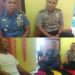 Wakapolres Pelabuhan Belawan dan Danyon Marinir Jenguk Seorang Wartawan yang Sakit