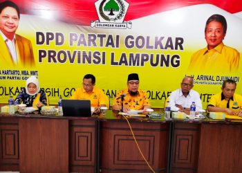 Awal Oktober, DPD I Golkar Lampung Buka Penjaringan Cakada