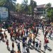 Mahasiswa Bentrok Dengan Aparat Saat Demo di DPRD Sultra