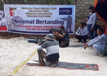 Meriahkan HUT TNI, Perbakin Kolaka Gelar Kejuaraan Menembak Methal Silhouette 2019
