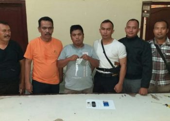 Personil Polsek Lingga Bayu Bekuk Pengedar Sabu