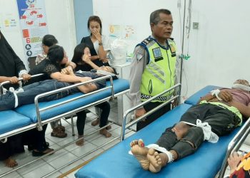 Tabrak Roda Kiri Truck, Pengendara Motor Tewas