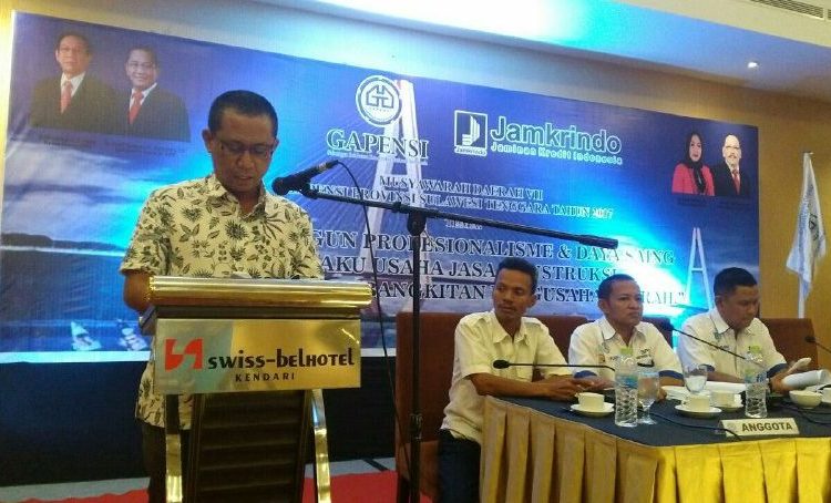 Ketua BPD Gapensi Sultra, Hasdar SE