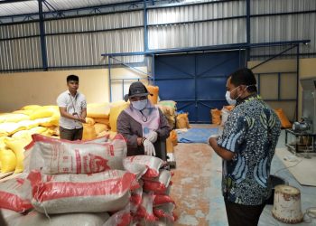 Pastikan Stok Beras Mencukupi, Wakil Bupati Wakatobi Tinjau Gudang Bulog