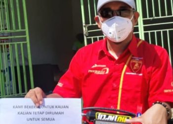 Cegah Penyebaran Covid-19, PT. TPT Lakukan Sterilisasi Tabung dan Fasilitas Penyalur Elpiji