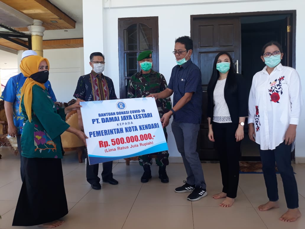 Bantu Penanganan Covid19 di Sultra, PT. DJL Kucurkan