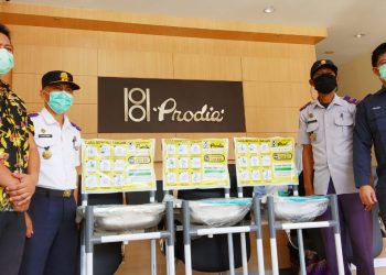 Prodia Beri Bantuan Westafel ke Dishub Kota Kendari