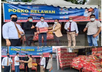 Komisi III DPRD Provinsi Sultra dan PT. KTR Bantu Masyarakat Terdampak Corona