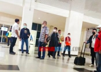 Gunakan Jet Pribadi, Direktur PT. Bososi dan Penyidik Mabes Polri Tiba di Kendari