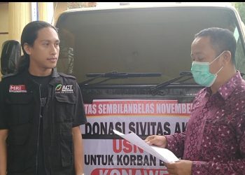 Konut Dilanda Banjir, USN Kolaka Kirim Bantuan Kemanusiaan