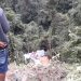Truk Terguling di Jurang Batu Putih