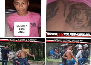 Tukang Palak di Depan Kampus UHO Ditangkap Buser 77