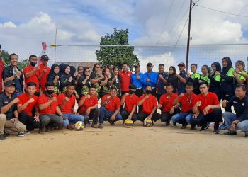 Milenial Rusmin dan Senawan Gelar Kejuaraan Voly Ball di Benua