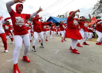 Sparko Indonesia Gelar Event Zumba Party Merah Putih