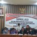KPU Sultra Gelar Simulasi Tahapan Pendaftaran Calon Bupati dan Wakil Bupati