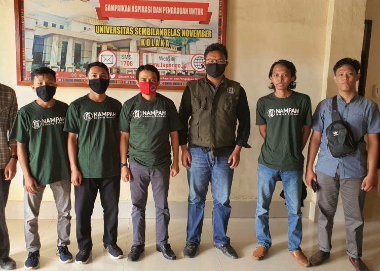 Mahasiswa Fakultas Teknologi Informasi Universitas Sembilanbelas November menciptakan aplikasi Nabung Sampah.
