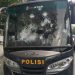 Pendemo Rusak Sejumlah Kendaraan Dinas Polda Sumut