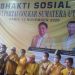 Dewan Pembinan DPP Golkar Zainuddin Amali Serahkan Bantuan Sembako di Kota Medan