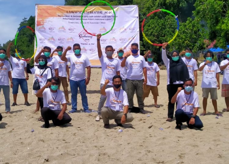 PT. Lamario Celebes Perkasa menggelar Gathering yang bertujuan untuk mempererat silaturahim dan keakraban yang selama ini sudah terjalin. Foto : Dery/TNC.