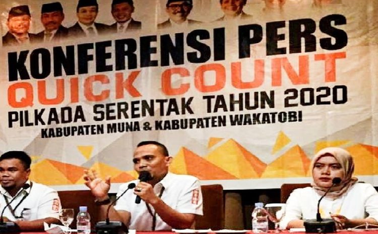 The Haluoleo Institute Rilis Hitung Cepat Pilkada.