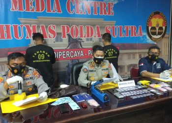 PNS Bapas Kendari Bersama Pemasok Sabu Ditangkap Polisi