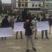 Massa FPDR Demo Kantor Partai Nasdem Sultra